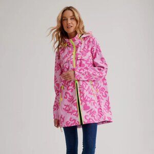 NWT Nikki Jones Confetti Raincoat /Jacket